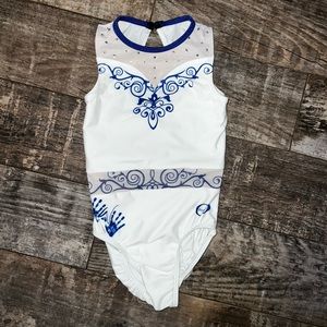 Chalk Warrior Resort Collection Mykonos gymnastics leotard